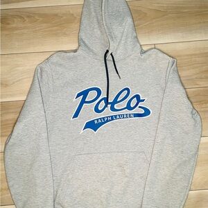 Polo by Ralph Lauren Gray Hoodie for Men size M